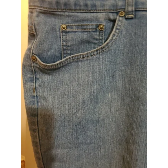 JMS Just My Size Womens Pants Size 48 Denim Classic Fit Straight Leg (NO TAG) - Picture 3 of 5